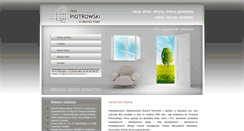 Desktop Screenshot of oknaidrzwi-piotrowski.pl
